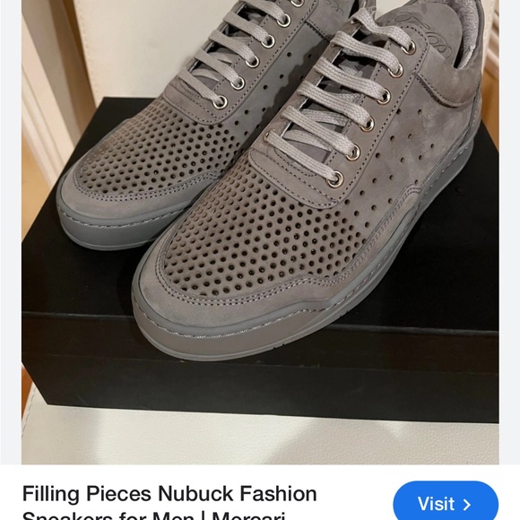 Filling Pieces Low Top Ghost Sneaker Size 8.5 - Picture 10 of 14